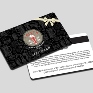 plastic cards and key tags