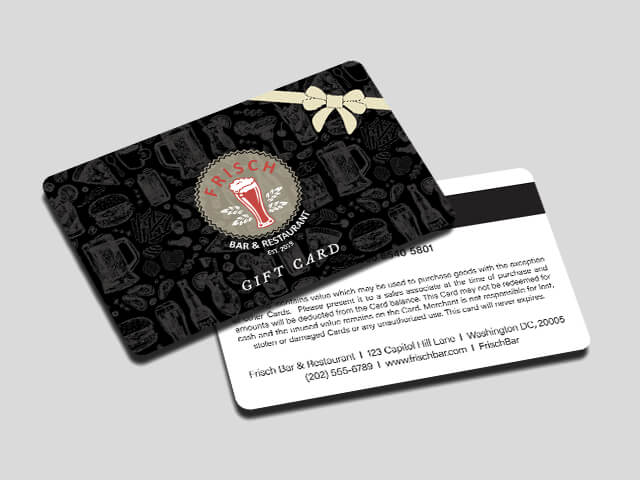 printed membership cards