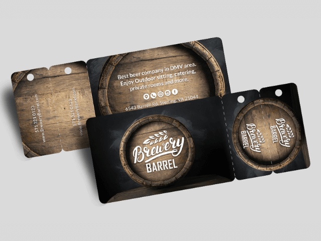 plastic business card printing
