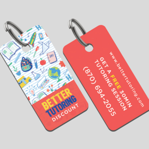 plastic cards and key tags