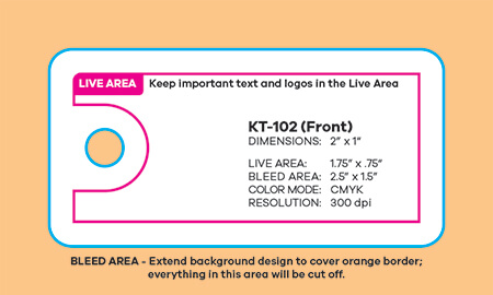 Card plus 2 Key Tags