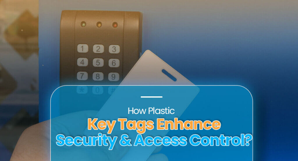 plastic key tags